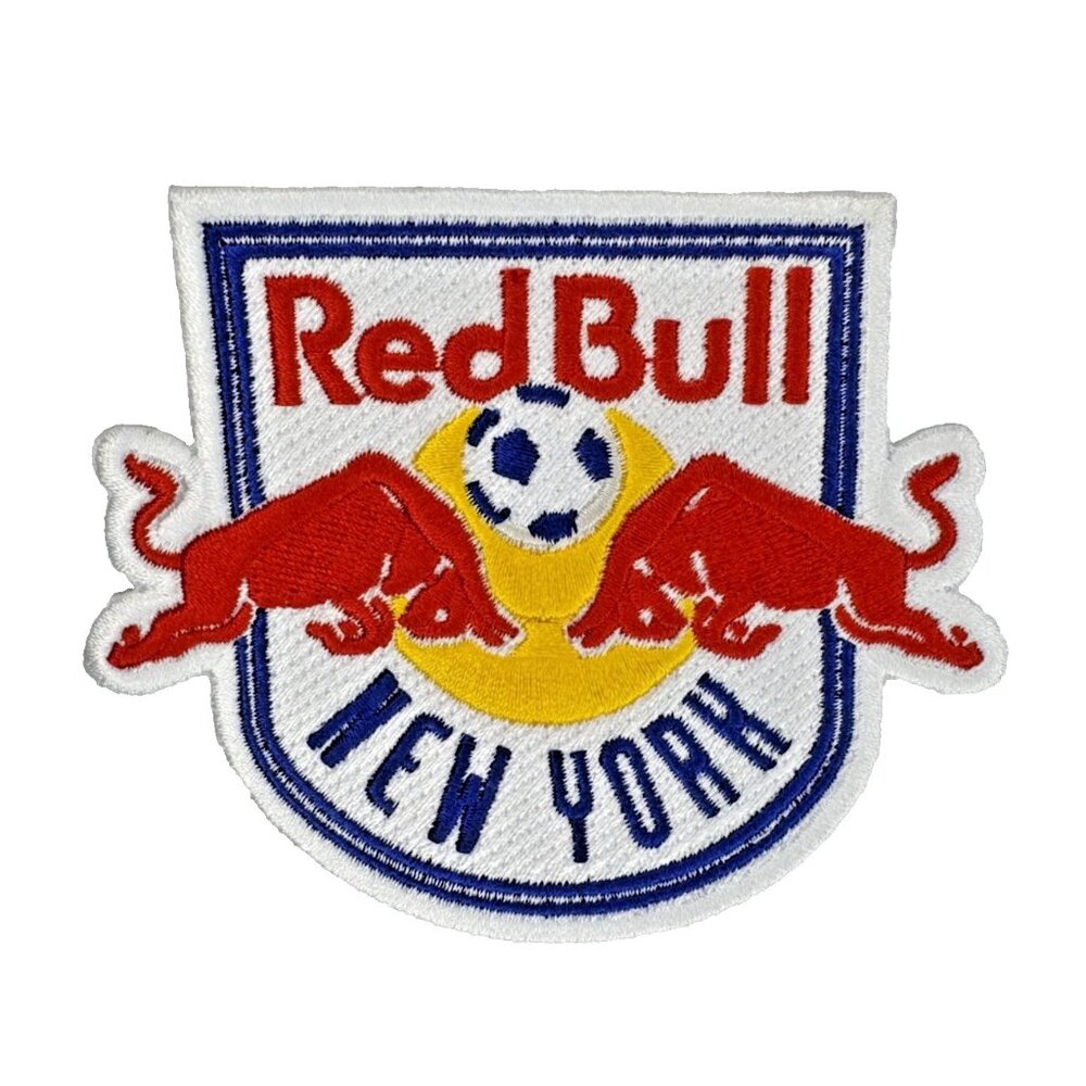 New York Red Bulls FC Soccer Team MLS Futbol Embroidered Iron / Sew On Patch